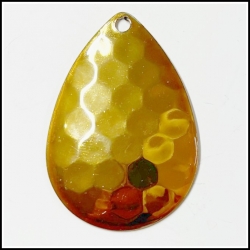 Mag 9 Transparent Gold Hex Blade .025 inch Thick
